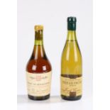 Vieille Prune eau de Vie, brandy, 42%, 70cl and a bottle of Marc de Bourgogne Chevillon, 40%,