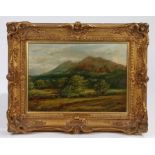 G Vale (19th Century), North Malvern from Broadheath, signed & dated 1899, oil on canvas, housed