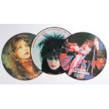 3 x 12" Limited Edition Picture Discs. Kate Bush - Interview ( BAK 20006 ). Siouxsie And The