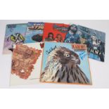 6 x Heavy Metal / Rock LPs. Wolfsbane (2) Live Fast, Die Fast (Def American Recordings 836 486-1).