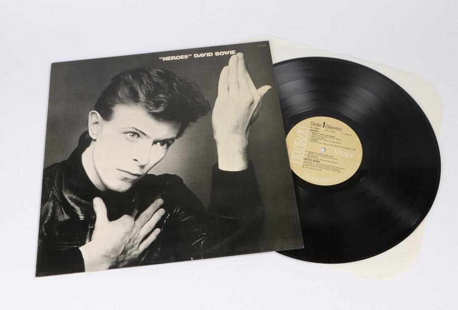 David Bowie - Heroes LP (PL 12552), with insert.