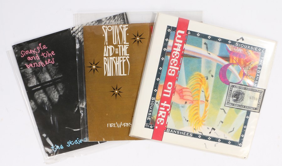 3 x Siouxsie And The Banshees 7" singles. The Staircase ( Mystery ) / 20th Century Boy ( POSP 9 ).