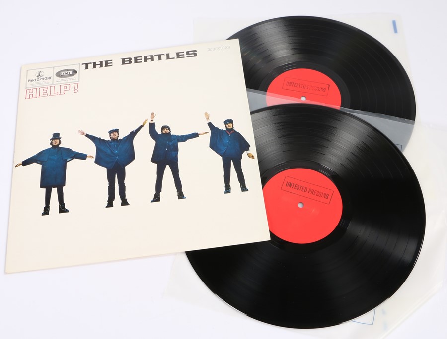 The Beatles - Help! 2 x One Sided LPs, EMI Untested Pressing, 1980s.