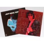 2 x Jeff Beck LPs. Live with The Jan Hammer Group. Wired.