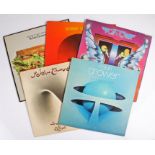 5 x Robin Trower LPs. Twice Removed From Yesterday. Bridge Of Sighs. For Earth Below. In City