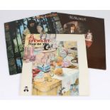 3 x Al Stewart LPs. Orange (CBS 32061). Past, Present and Future. Year Of The Cat.