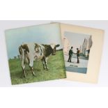 2 x Pink Floyd LPs. Atom Heart Mother. Portuguese pressing. Wish You Were Here.