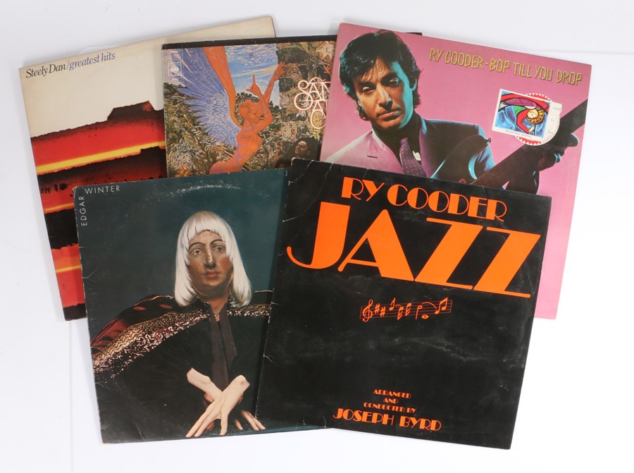 5 x Rock LPs. Edgar Winter - Jasmin Nightdreams. Ry Cooder (2) - Bop Till Drop. Jazz. Santana -