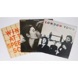 3 x Beatles related LPs. John Lennon and Yoko Ono - Double Fantasy. Wings (2) - London Town. Wings