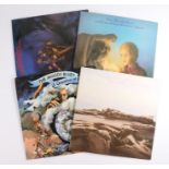 4 x Moody Blues LPs. On The Threshold of a Dream. A Question of Balance. Every Good Boy Deserves