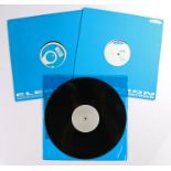 3 x Electronica 12" singles. EON - Phaze Test ( TRON 8 ), clear blue sleeve with self Assembly