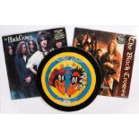 3 x The Black Crowes 12" singles. Twice As Hard ( DEFA 712 ), limited edition poster sleeve. Hotel