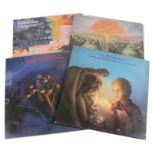 4 x Moody Blues LPs. The Days of Future Passed. Every Good Boy Deserves Favour. On The Threshold