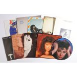 9 x Kate Bush 7" singles. Breathing. Babooshka. December Will be Magic Again / Warm And Soothing (