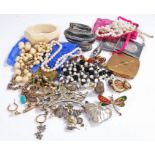 Costume jewellery, to include necklaces, bangles brooches etc. (qty)