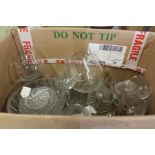 Glassware to include jugs, dishes, champagne bowls etc. (qty)