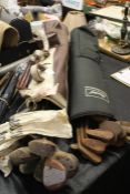 Dunlop golf bag containing a quantity of golf clubs, Maxibit golf bag containing a quantity of