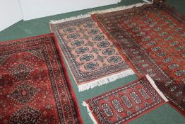 Collection of rugs and runners, (4)