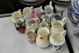 Porcelain, to include three lidded vases, a egg stand and a vase