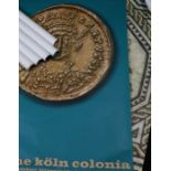 Seven Cologne tourist posters, "Cologne Koln Colonia, ewald matare domportal detail", each depicting