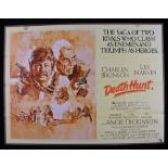 Death Hunt (1981) - British Quad film poster, designed by John Solie, starring Charles Bronson and