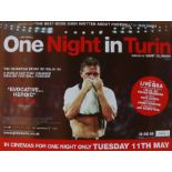 One Night in Turin, quad film poster, rolled, 40" x 30"