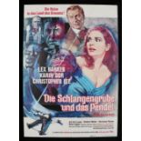 The Torture Chamber of Dr. Sadism (1967) - German A1 film poster, "Die Schlangengrube und das