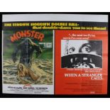 Monster (Humanoids From The Deep) & When A Stranger Calls - British Quad double-bill poster,