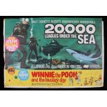 Walt Disney's 20,000 Leagues Under the Sea (1954), British film poster, starring Kirk Douglas and