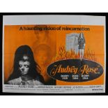 Audrey Rose (1977) - British Quad film poster, starring Marsha Mason and Anthony Hopkins, folded,