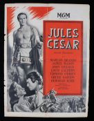 Julius Caesar (1953) - British double crown film poster, "Jules Cesar" French edition, starring