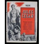 Julius Caesar (1953) - British double crown film poster, "Jules Cesar" French edition, starring