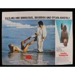 Blake Edwards' 10 (1979) - British Quad film poster, starring Dudley Moore, folded, 30" x 40"