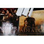 Film Posters to include the Godfather, King Arthur (sword), King Arthur (lead actors), Titanic,