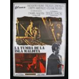 La Tumba de la Isla Maldita (Crypt of the Living Dead) (1973), Spanish one sheet film poster,