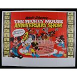 The Mickey Mouse Anniversary Show (1968) - British Quad film poster, folded, 30" x 40"