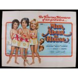 Man About The House (1975) - British Quad poster, starring Richard O'Sullivan, Paula Willcox, and