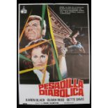 Burnt Offerings (1976) - one sheet film poster, "Pesadilla Diabolica" Spanish release, starring