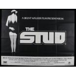 The Stud (1978) - British Quad film poster, starring Joan Collins and Oliver Tobias, folded, 30" x