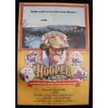 Hooper El Incredible, (1978) - Spanish one sheet film poster, starring Burt Reynolds, folded, 27"