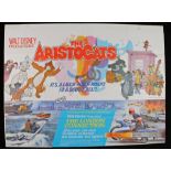 The Aristocats (1970) & The London Connection (1979) - British Quad double-bill posters, folded, 30"