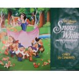 Walt Disney Classics Snow White and the Seven Dwarves, quad film poster, rolled, 39 3/4" x 30"