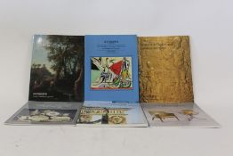 Collection of auction catalogues, to include contemporary art and ceramics, ancestral attics,