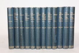 Twelve Navarre society volumes, to include the history of Tom Jones, Amelia, the adventures of
