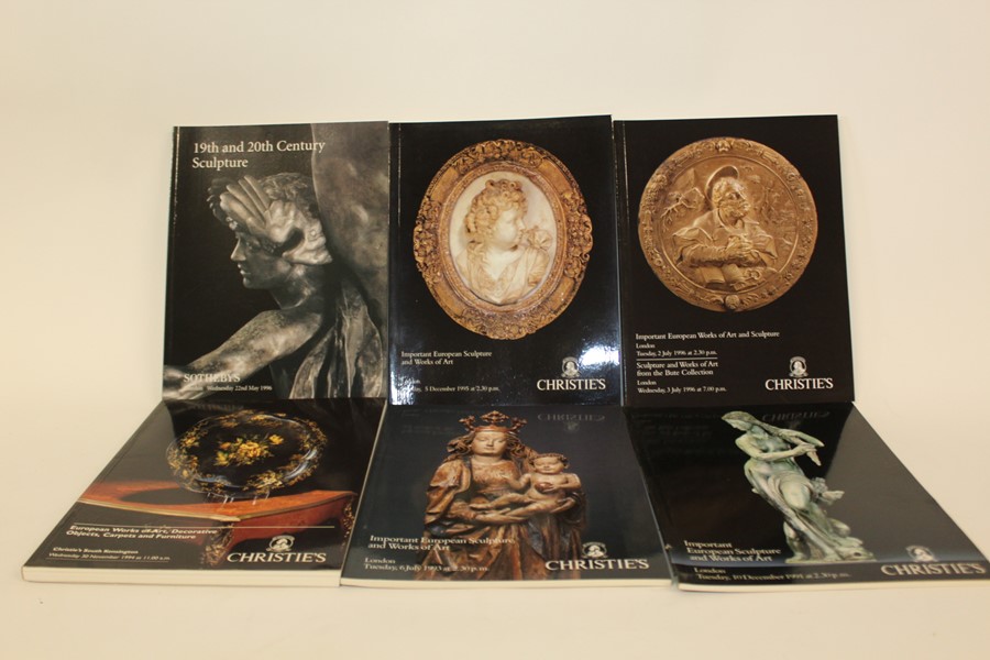 Extensive collection of auction catalogues, Continental furniture and tapestries, important