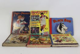 Children's annuals and volumes, to include the champion album 1929, John Wayne adventure annual,