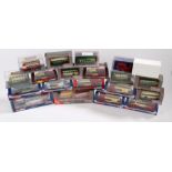Collection of nineteen Corgi model buses, to include Wright Eclipse Gemini 2 Brighton & Hove, Scania