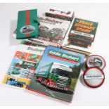 Eddie Stobart, to include DVD box set, a book, catalogue, Guide, pad and folio, flatbed model,