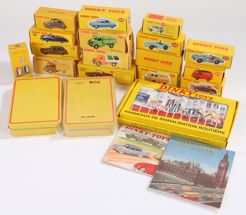 Dinky, a collection of reproduction examples to include 555 Ford Thunderbird, 111 Triumph TR2 Sports