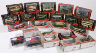Collection of twenty-two Exclusive First Editions model, buses, coaches and trucks, to include Guy